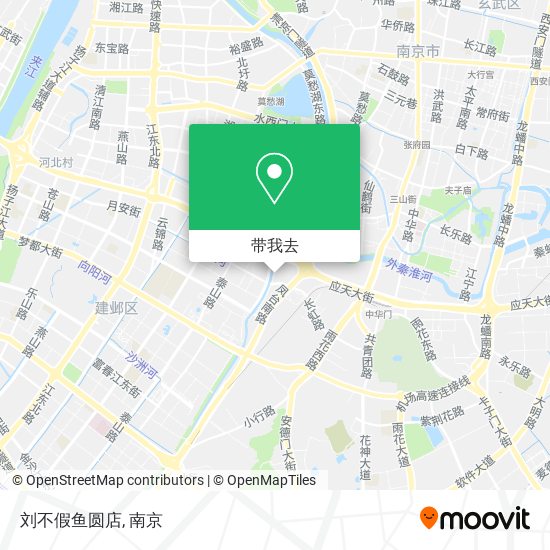 刘不假鱼圆店地图
