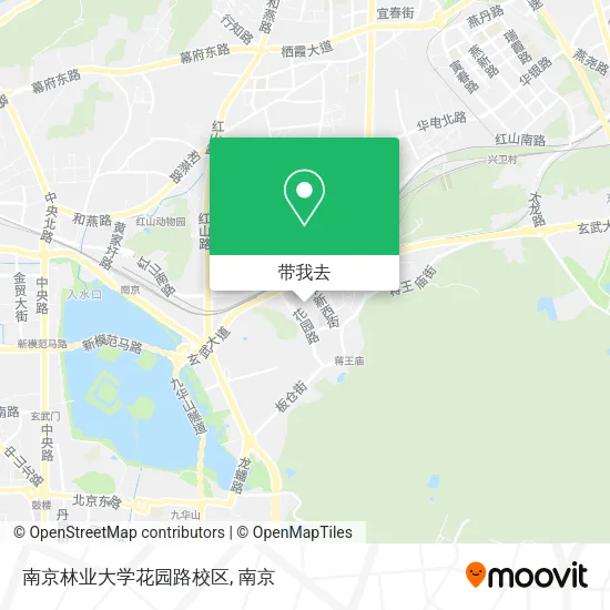 南京林业大学花园路校区地图
