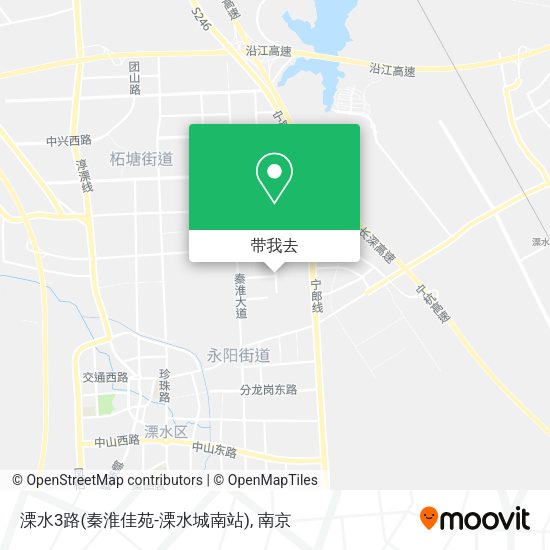 溧水3路(秦淮佳苑-溧水城南站)地图