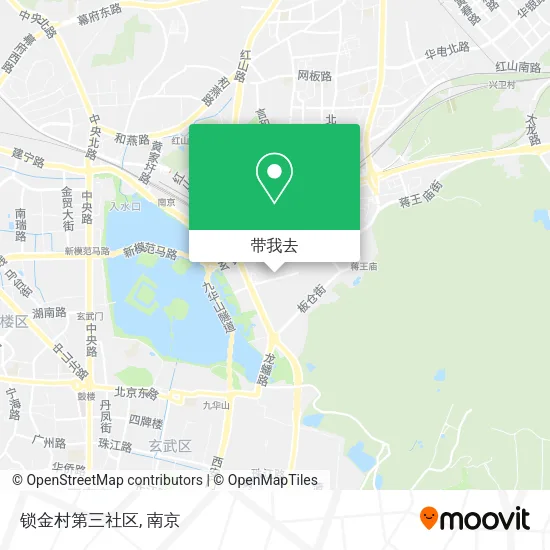 锁金村第三社区地图