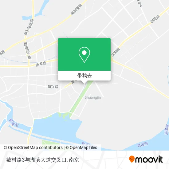 戴村路3与湖滨大道交叉口地图