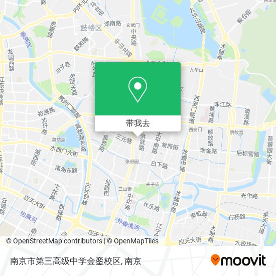 南京市第三高级中学金銮校区地图