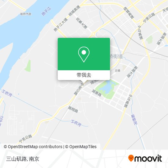 三山矶路地图