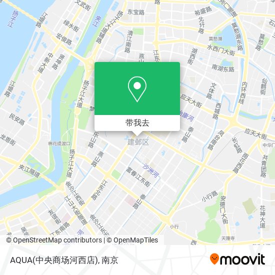 AQUA(中央商场河西店)地图