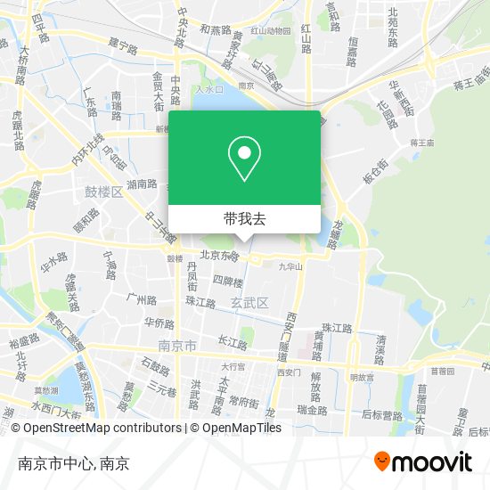 南京市中心地图