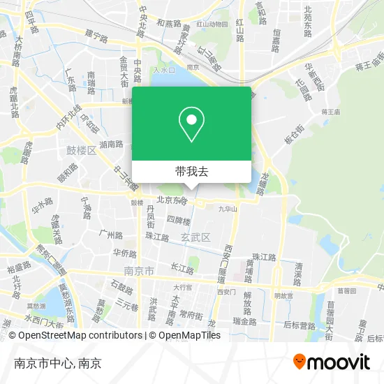 南京市中心地图