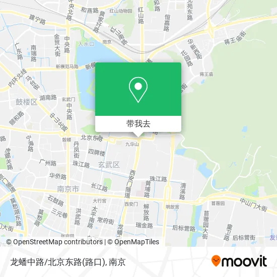 龙蟠中路/北京东路(路口)地图