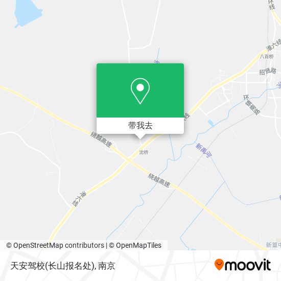 天安驾校(长山报名处)地图