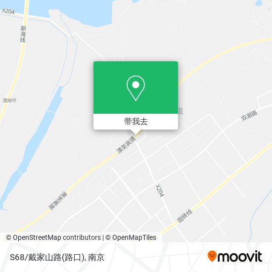 S68/戴家山路(路口)地图