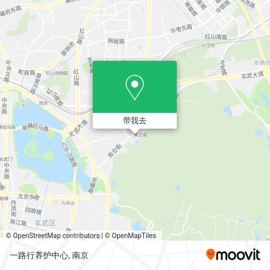 一路行养护中心地图