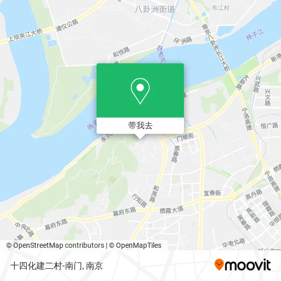 十四化建二村-南门地图