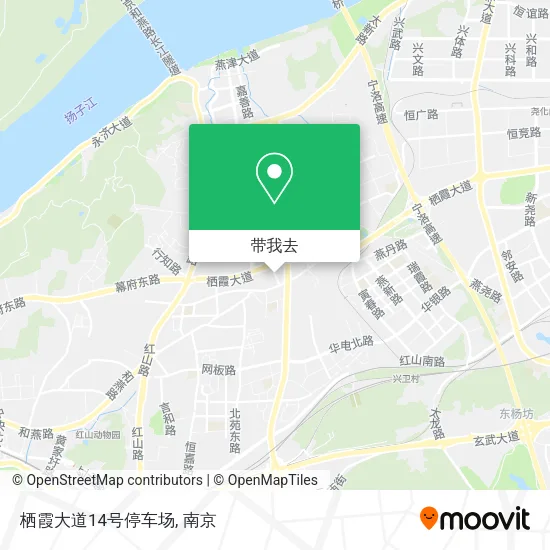 栖霞大道14号停车场地图