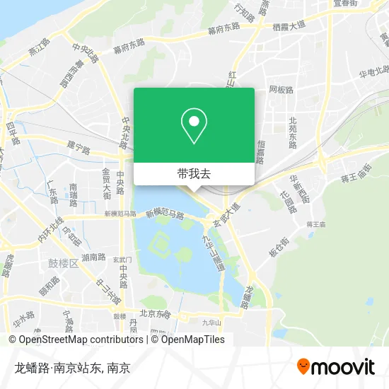 龙蟠路·南京站东地图