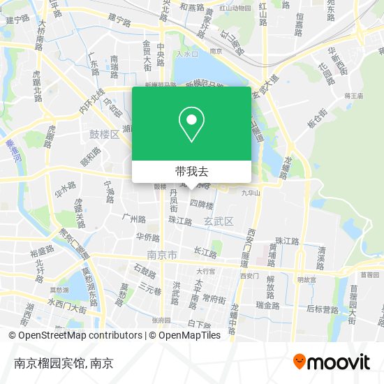 南京榴园宾馆地图