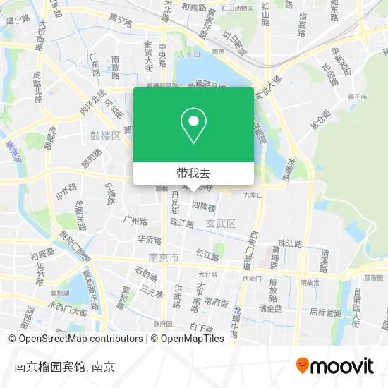 南京榴园宾馆地图