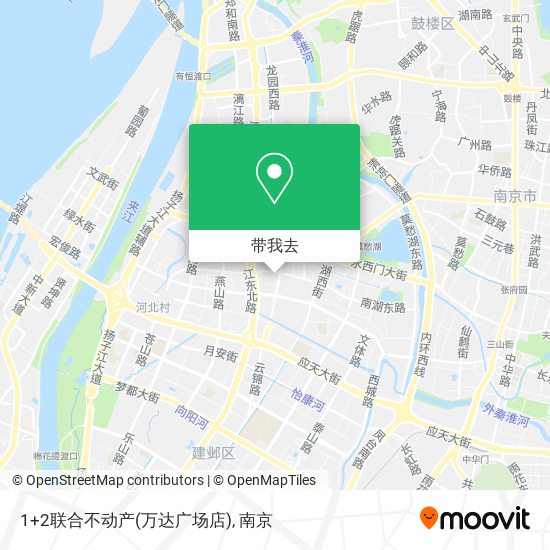1+2联合不动产(万达广场店)地图
