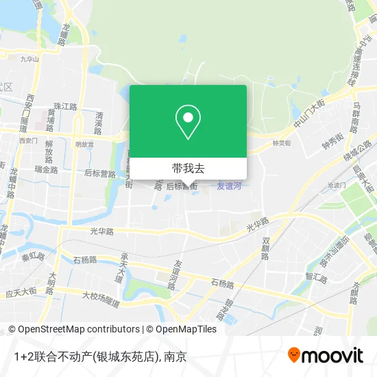 1+2联合不动产(银城东苑店)地图