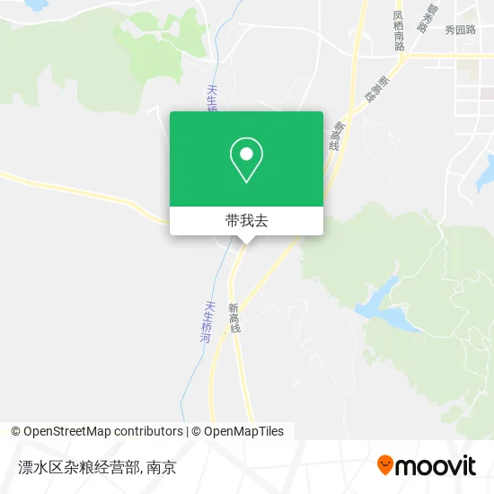 漂水区杂粮经营部地图