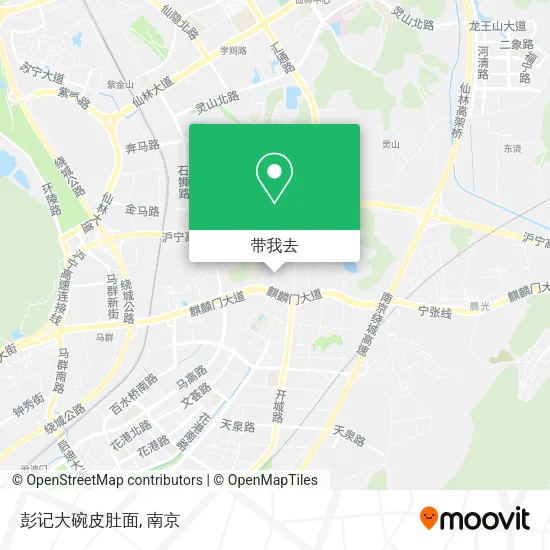 彭记大碗皮肚面地图