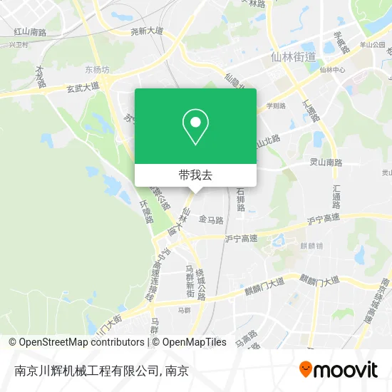 南京川辉机械工程有限公司地图