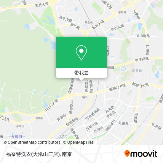 福奈特洗衣(天泓山庄店)地图