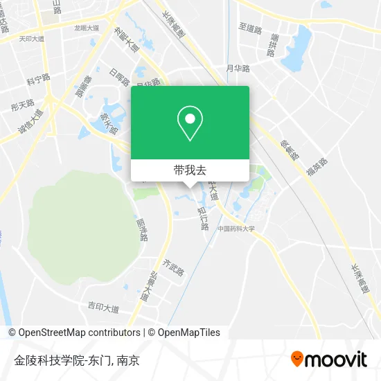 金陵科技学院-东门地图