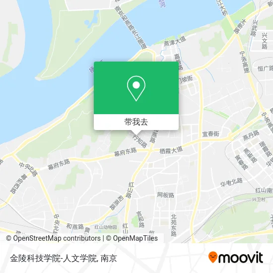 金陵科技学院-人文学院地图