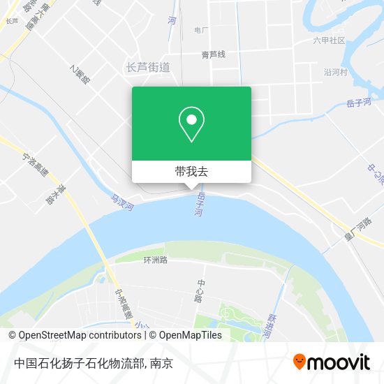 中国石化扬子石化物流部地图