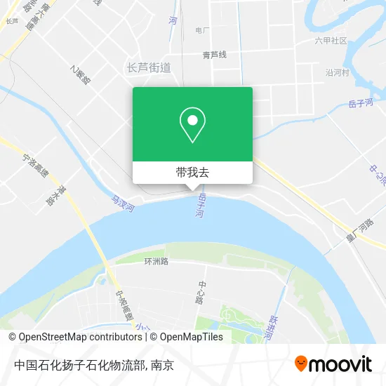 中国石化扬子石化物流部地图