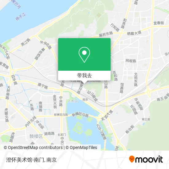 澄怀美术馆-南门地图