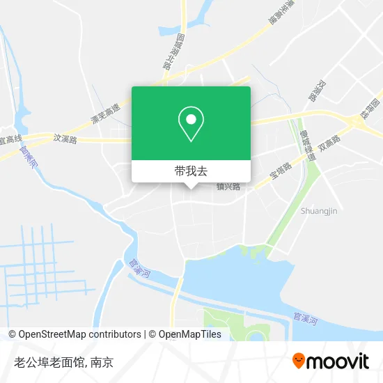 老公埠老面馆地图