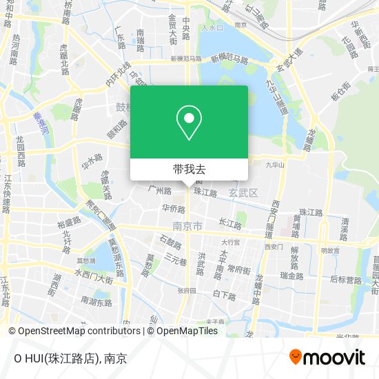 O HUI(珠江路店)地图