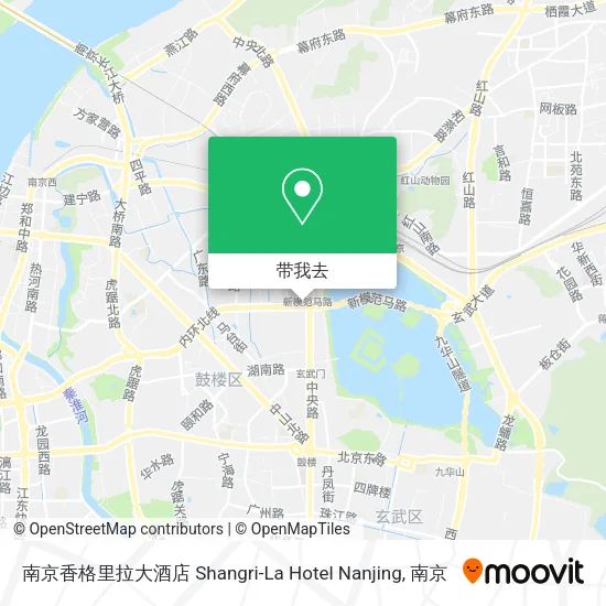 南京香格里拉大酒店 Shangri-La Hotel Nanjing地图