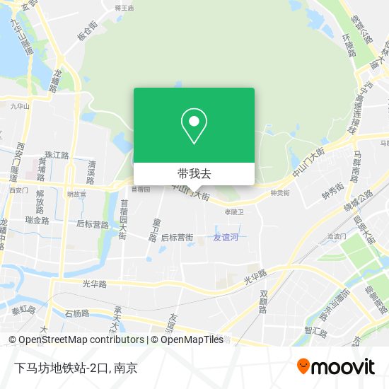 下马坊地铁站-2口地图