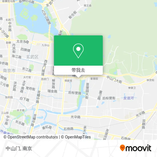 中山门地图