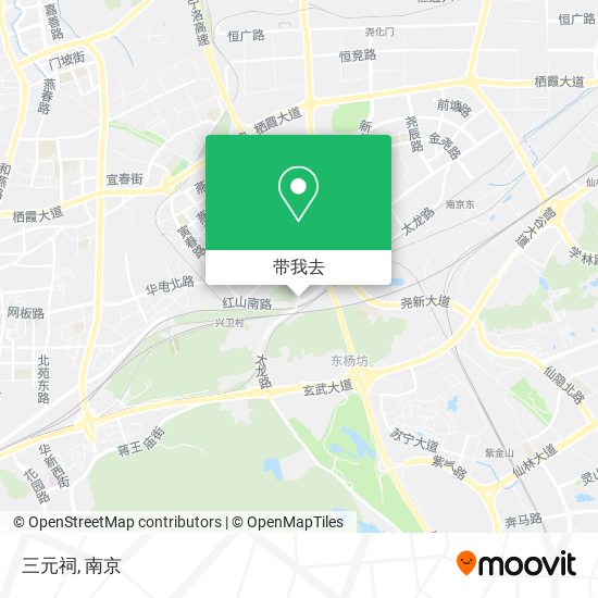 三元祠地图