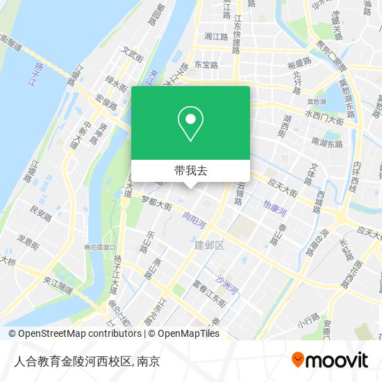 人合教育金陵河西校区地图