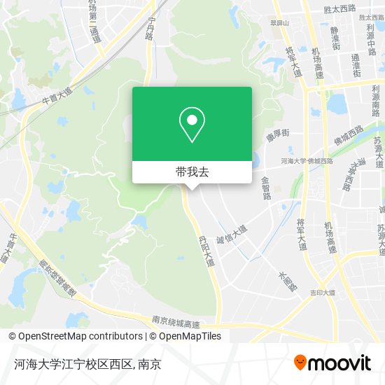 河海大学江宁校区西区地图
