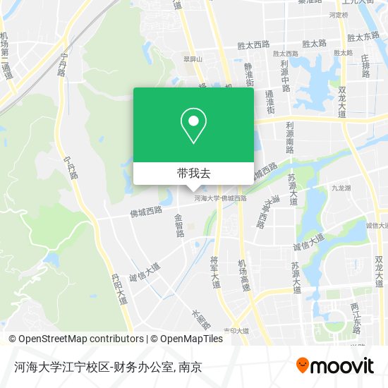 河海大学江宁校区-财务办公室地图