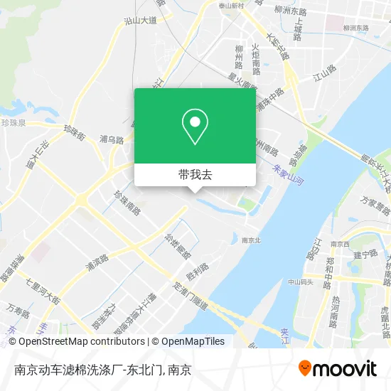 南京动车滤棉洗涤厂-东北门地图