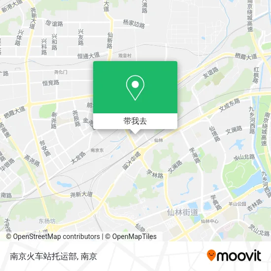 南京火车站托运部地图