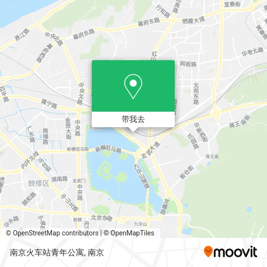 南京火车站青年公寓地图