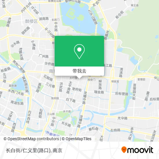长白街/仁义里(路口)地图