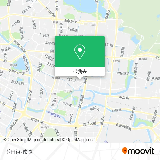 长白街地图