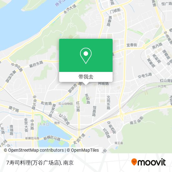 7寿司料理(万谷广场店)地图