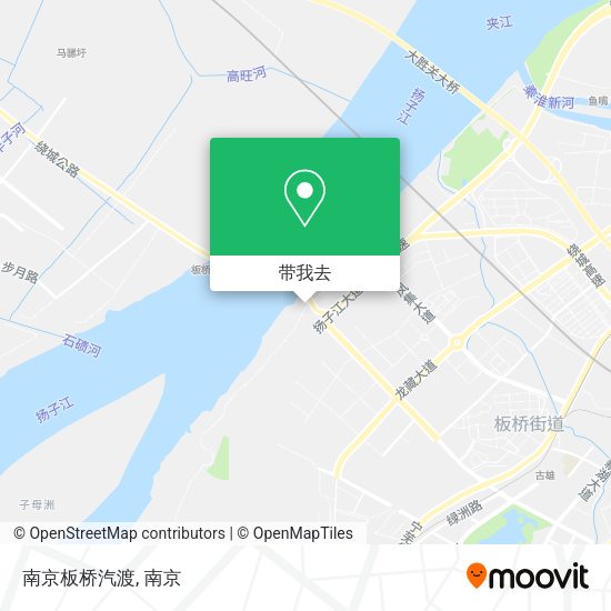 南京板桥汽渡地图