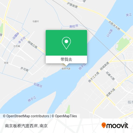 南京板桥汽渡西岸地图