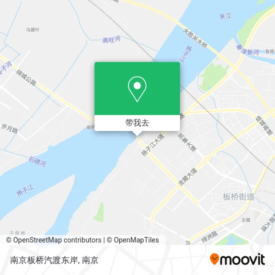 南京板桥汽渡东岸地图