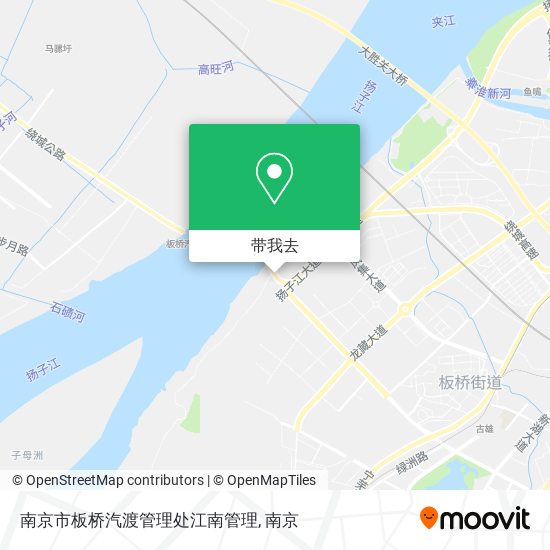 南京市板桥汽渡管理处江南管理地图