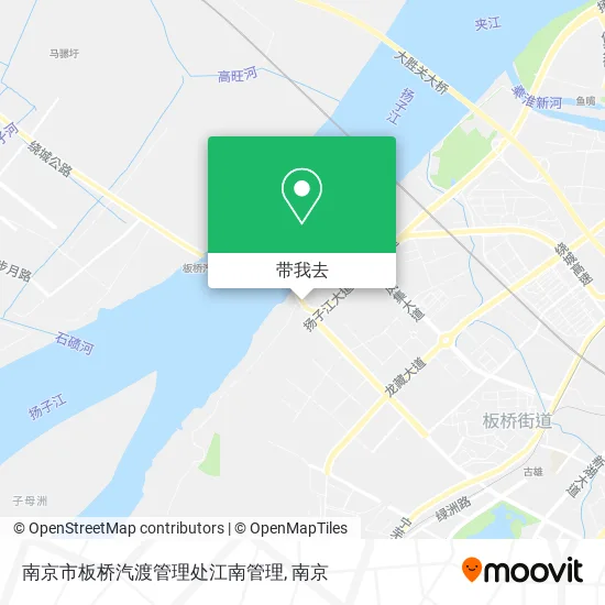 南京市板桥汽渡管理处江南管理地图